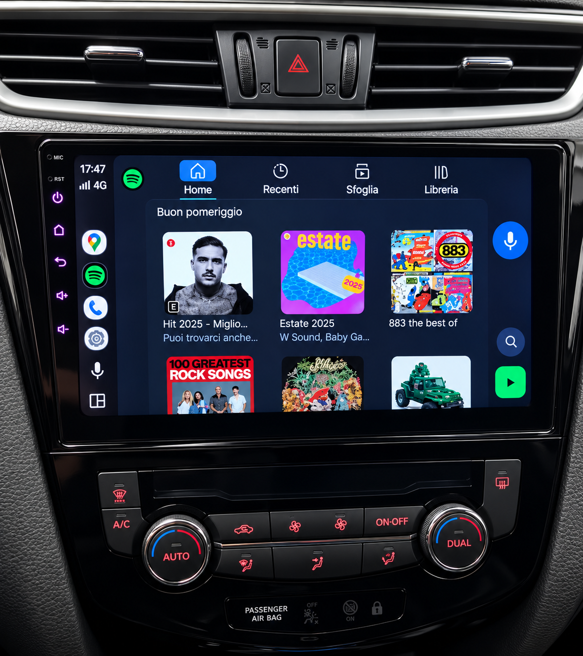 Écran CarPlay/Android Nissan X-Trail 3 (2013-2017) — Écran HD tactile sans fil
