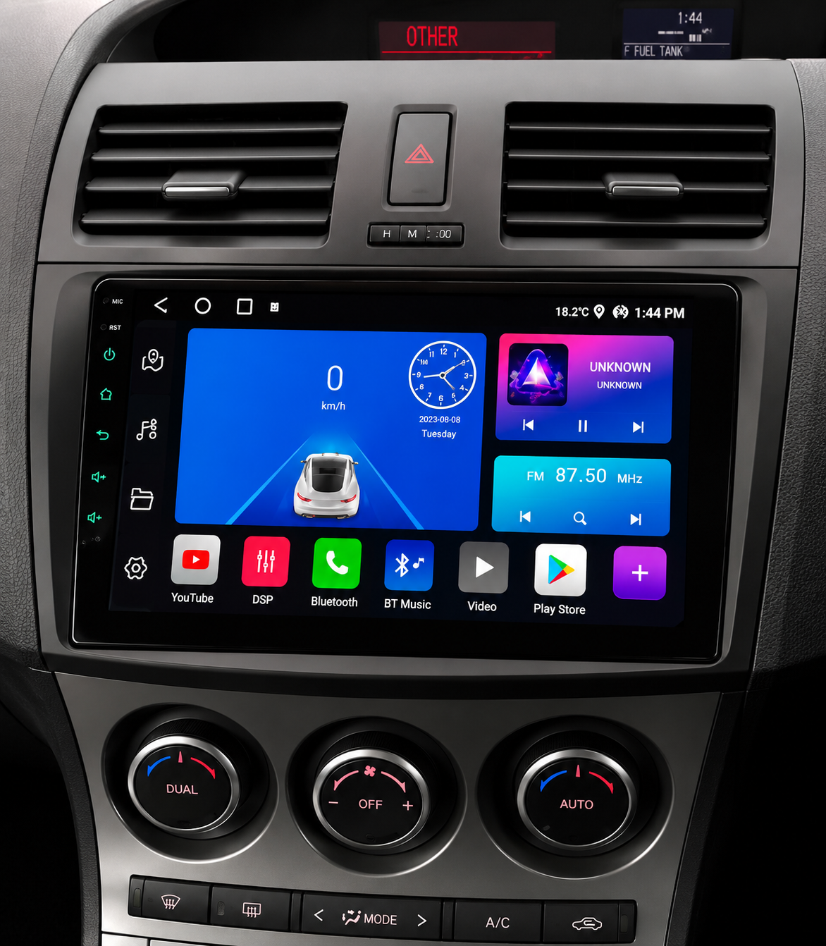 Écran CarPlay/Android Mazda 3 (2009-2013) — Écran HD tactile sans fil