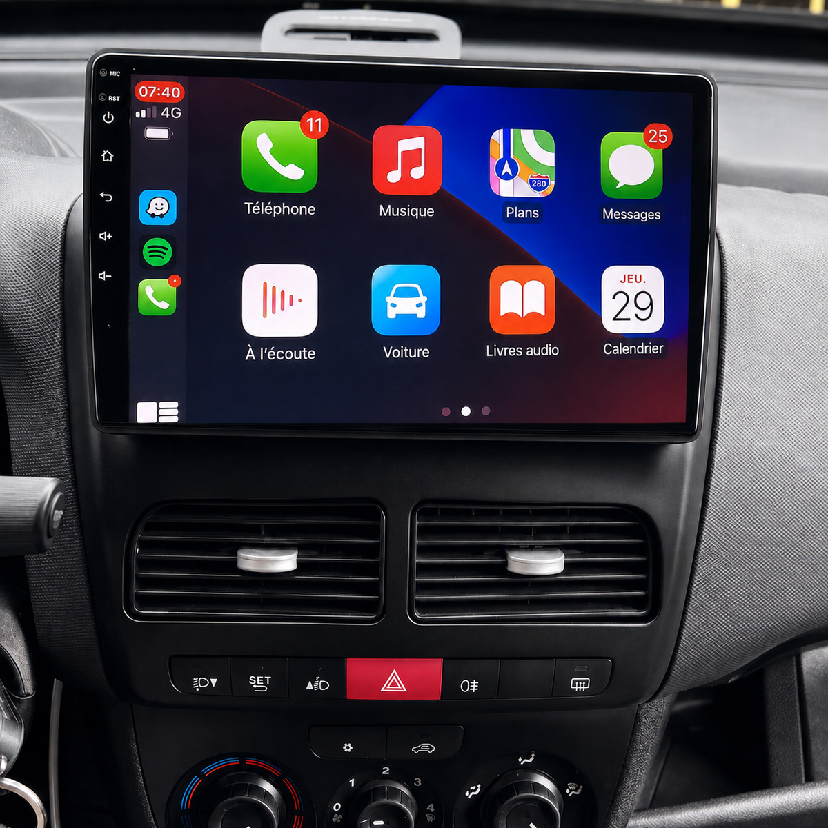 Écran CarPlay Android Auto Opel Combo D (2011-2018) — Spark Auto